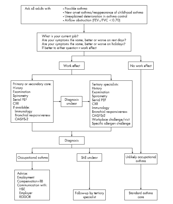 Diagnostic Flow Chart For Asthma In Clinical Practice